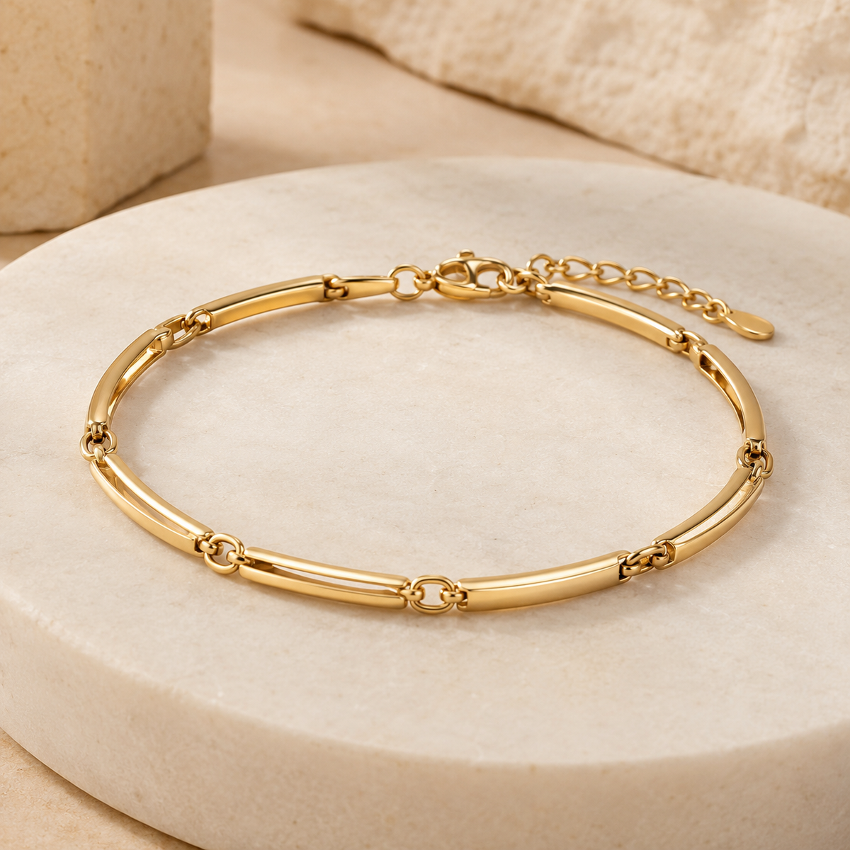 Minimal Gold-Tone Bracelet