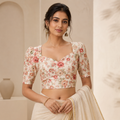 Elegant Floral Print Blouse