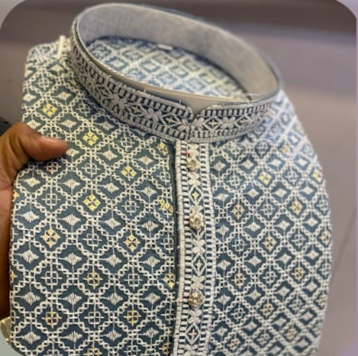 Chikankari Schiffli Work Kurta in 14 colors