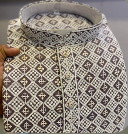 Chikankari Schiffli Work Kurta in 14 colors